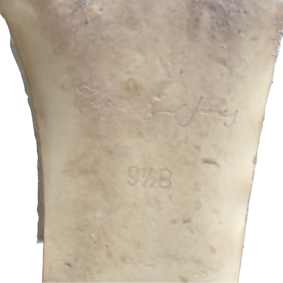 Elizabeth and James Blue Suede Wedge Espadrille Sandals Platform - Picture 9 of 9